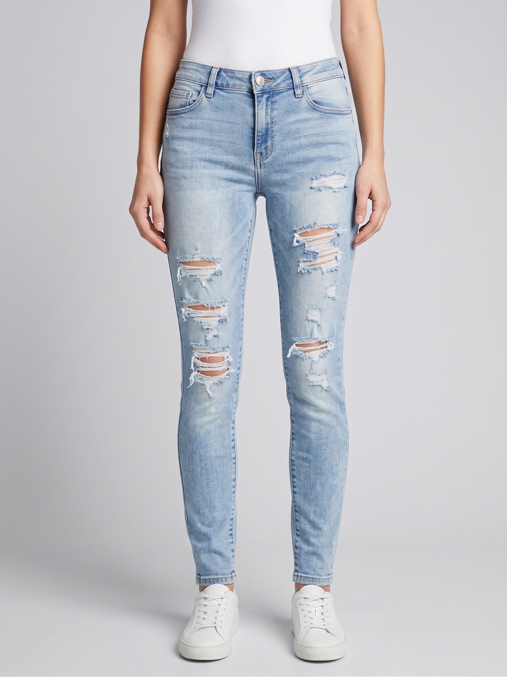 SO Low Rise Blue Jeggings